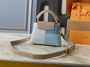 Louis Vuitton Capucines BB Patchwork Denim 21x13.6x8 cm - 4
