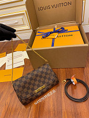 Louis Vuitton Favorite MM Damier Ebene Bag 22x13x4cm - 1