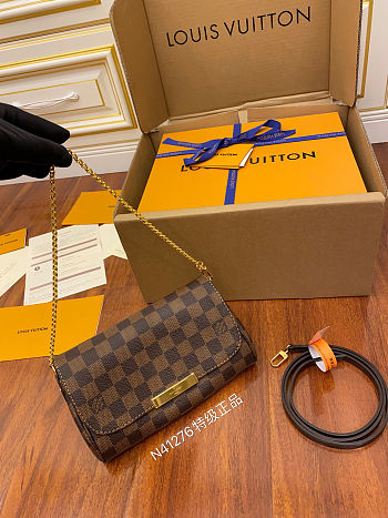 Louis Vuitton Favorite MM Damier Ebene Bag 22x13x4cm