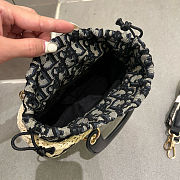 Dior Medium Lady Dior Bag Natural Wicker 20x18cm - 6