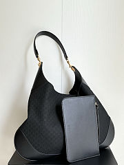 Gucci B Suede Micro GG Black Shoulder Bag 49x46x4cm - 6