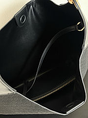 Gucci B Suede Micro GG Black Shoulder Bag 49x46x4cm - 3