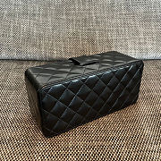 Chanel Rectangular Vanity Box Black Bag 22x10x8.5cm - 2