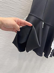 Louis Vuitton Contrast Ruffle Trim Dress - 6