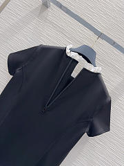 Louis Vuitton Contrast Ruffle Trim Dress - 3