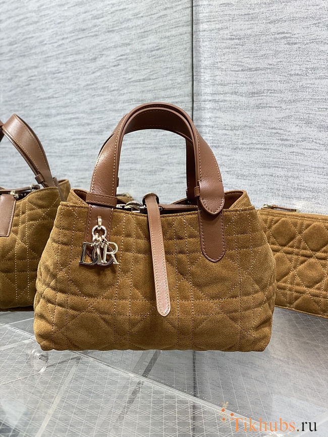 Medium Dior Toujours Bag Golden Saddle 23x15x15cm - 1