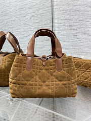 Medium Dior Toujours Bag Golden Saddle 23x15x15cm - 6