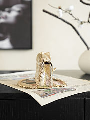 Chanel Minaudiere 2.55 Mini Silver Bag - 4