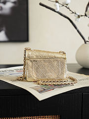 Chanel Minaudiere 2.55 Mini Silver Bag - 5