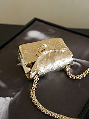 Chanel Minaudiere 2.55 Mini Silver Bag - 6