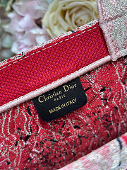 Dior Médaillon Book Tote Pink 36×28 cm - 3