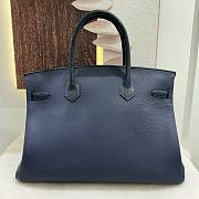 Hermes Birkin 40 Touch DarkNavy Blue Matte Togo Alligator - 6