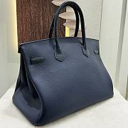 Hermes Birkin 40 Touch DarkNavy Blue Matte Togo Alligator - 3