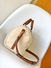Louis Vuitton Speedy Bandoulière 25 Shearling White Bag 25.0x19.0x15.0cm - 5