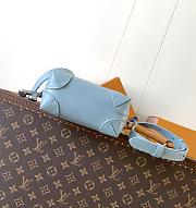 Louis Vuitton Nano Steamer Monogram Iridescent Gradient Grey 15x18x7cm - 4
