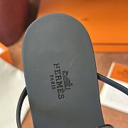 Hermès Mykonos Black Sandals - 4