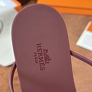 Hermès Mykonos Red Sandals - 6