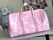 Louis Vuitton Keepall Bandoulière Pink Bag 55 x 27 x 20cm - 2