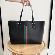 Gucci Ophidia Medium Leather Black Tote 38x28x14cm - 5