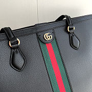 Gucci Ophidia Medium Leather Black Tote 38x28x14cm - 3