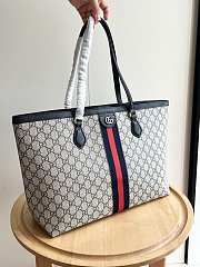 Gucci Ophidia GG Medium Tote Bag Beige 38x28x14cm - 4