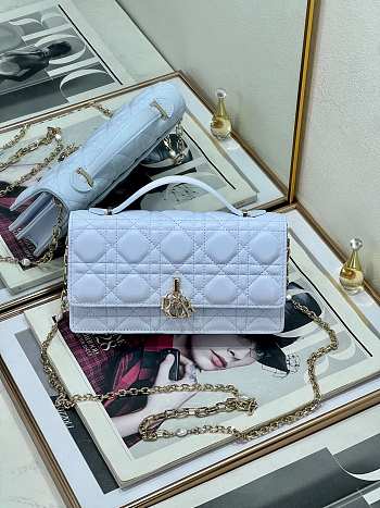  Dior My Dior Mini Bag Blue 21x11x5cm