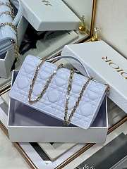  Dior My Dior Mini Bag Blue 21x11x5cm - 4