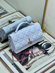  Dior My Dior Mini Bag Blue 21x11x5cm - 3