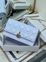  Dior My Dior Mini Bag Blue 21x11x5cm - 2