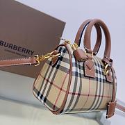 Burberry Mini Check Bowling Bag 18.5 x 11 x 12cm - 4