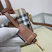 Burberry Mini Check Bowling Bag 18.5 x 11 x 12cm - 3