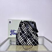Burberry Medium Check Bucket Bag 27.5x 16x 29cm - 1