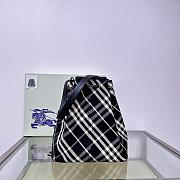 Burberry Medium Check Bucket Bag 27.5x 16x 29cm - 4