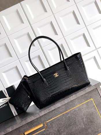Chanel 26S Small Shopping Black Bag 35x21x12cm