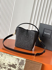 Saint Laurent Le 37 Small Black Bag 20x17x13cm - 5