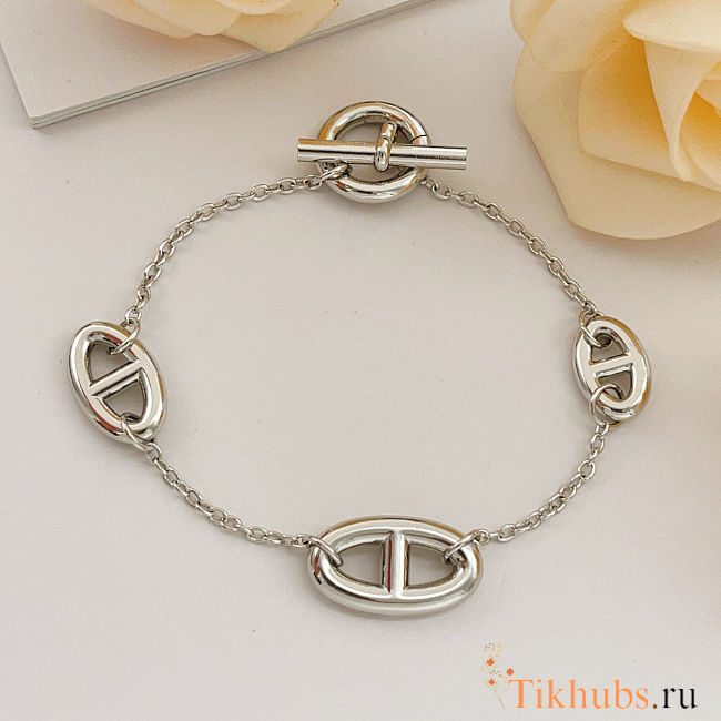 Hermès Farandole Silver Bracelet - 1