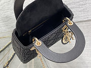 Lady Dior Crystal Embellished Bag 17cm - 3