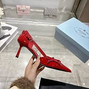 Prada bow-detail patent leather pumps - 4