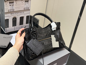 Balenciaga Le City First Bag Black 32x20cm
