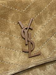 Saint Laurent Niki Medium Shoulder Bag in Suede 28x20x8cm - 6