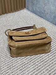 Saint Laurent Niki Medium Shoulder Bag in Suede 28x20x8cm - 4