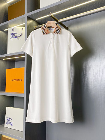 Burberry Check cotton polo dress