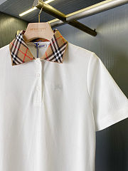 Burberry Check cotton polo dress - 5