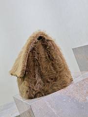 Saint Laurent Large Niki Shoulder Bag in Faux Fur 47×34×16cm - 4