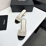 Chanel Pearl-embellished Heeled Sandals - 6
