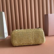 Miu Miu Ivy raffia crochet bag 25.5x14x9.5cm - 2