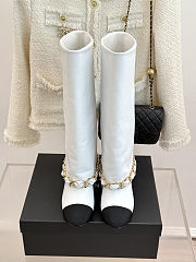 Chanel Chain-Detail High Boots - 5