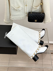 Chanel Chain-Detail High Boots - 4