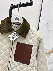  Loewe Corduroy-Collar Quilted Jacket  - 6