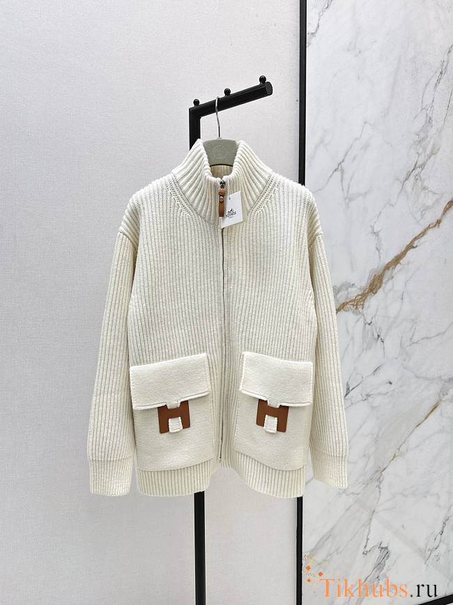 Hermes Wool knit jacket - 1